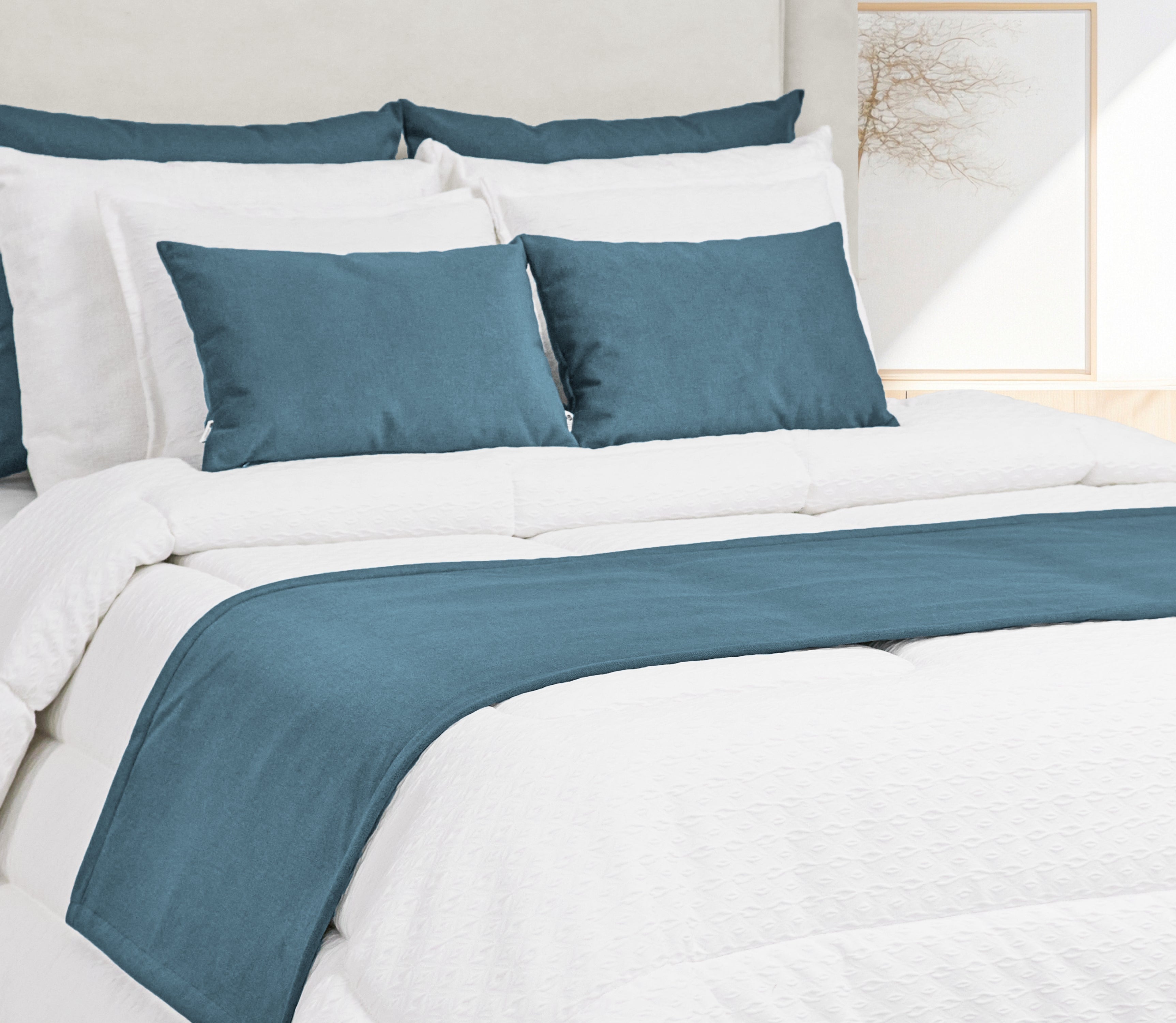 Cubrepies de cama Douro Azul