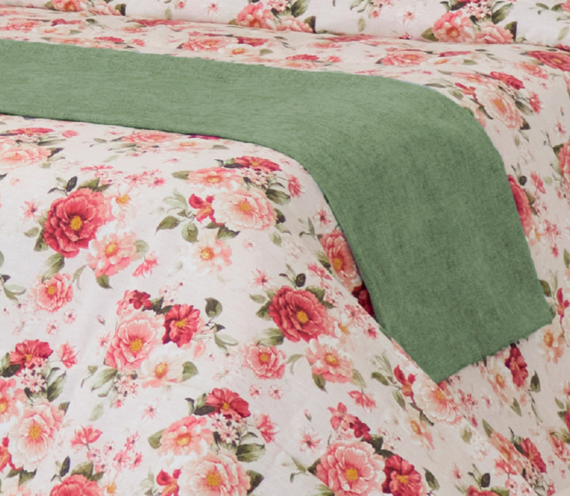 Cubrepies de cama Altea Verde