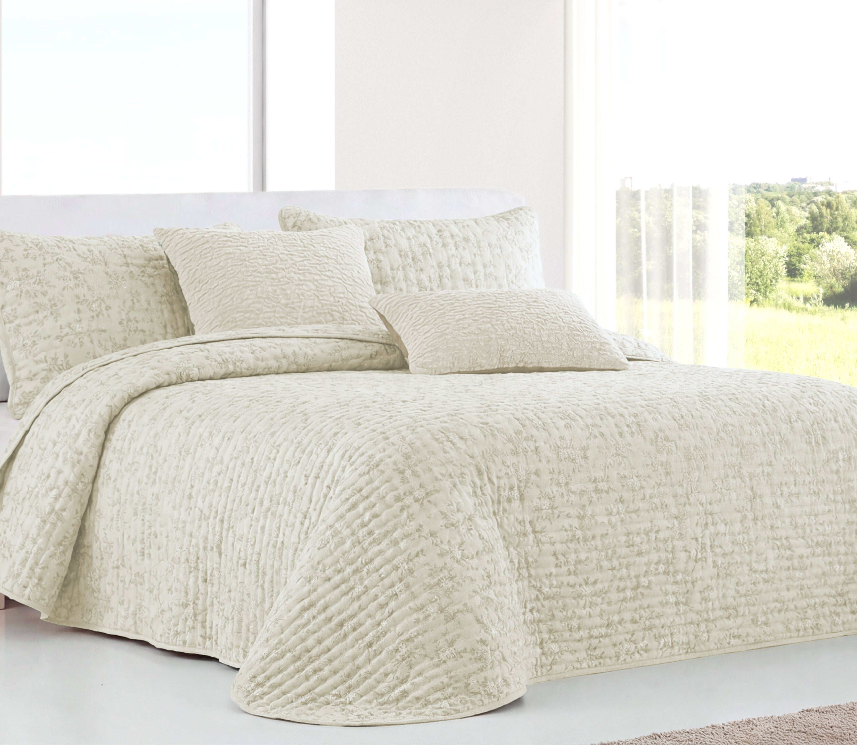 Colcha Elda Beige