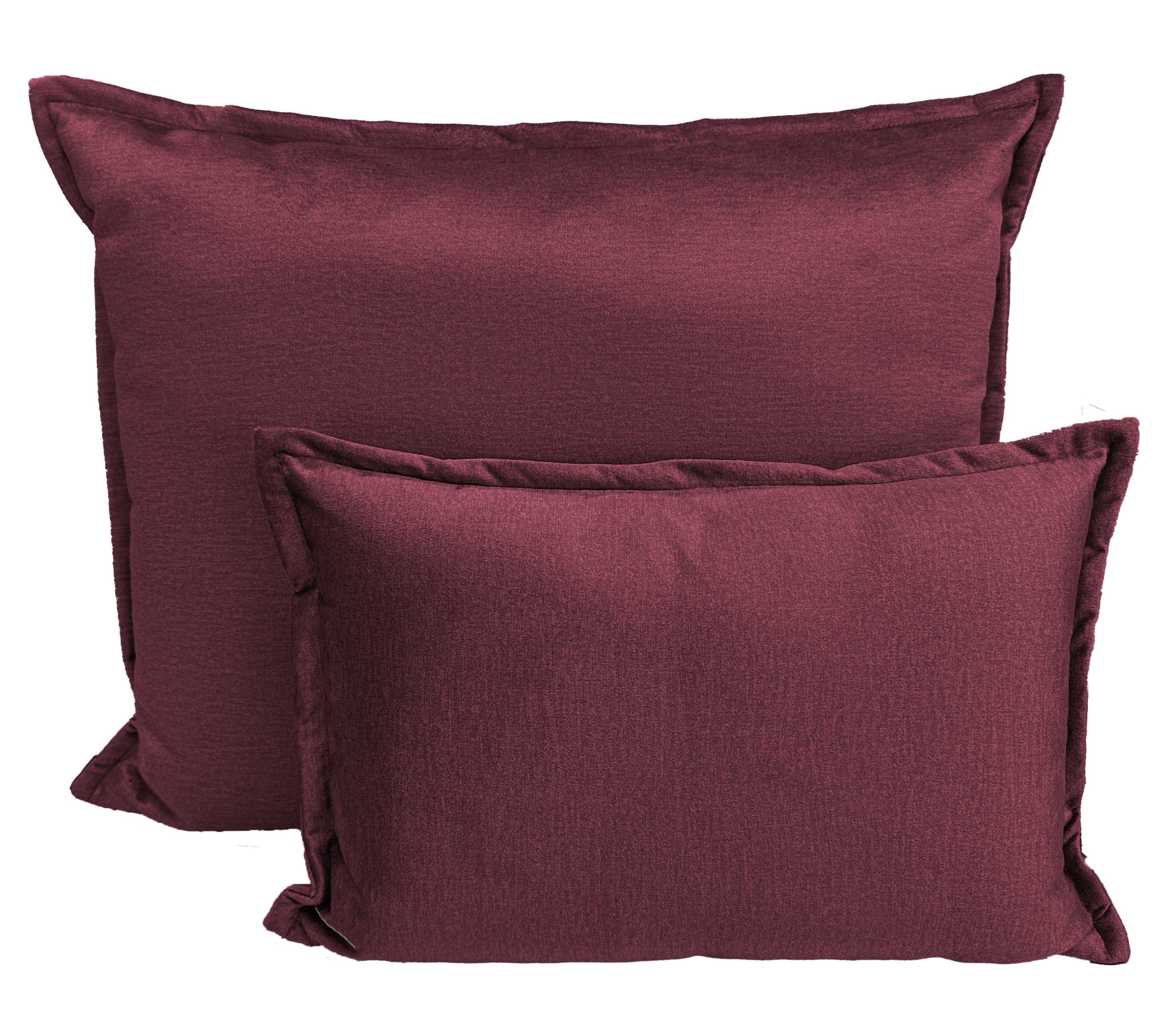 Cojín en Terciopelo Olena Burdeos