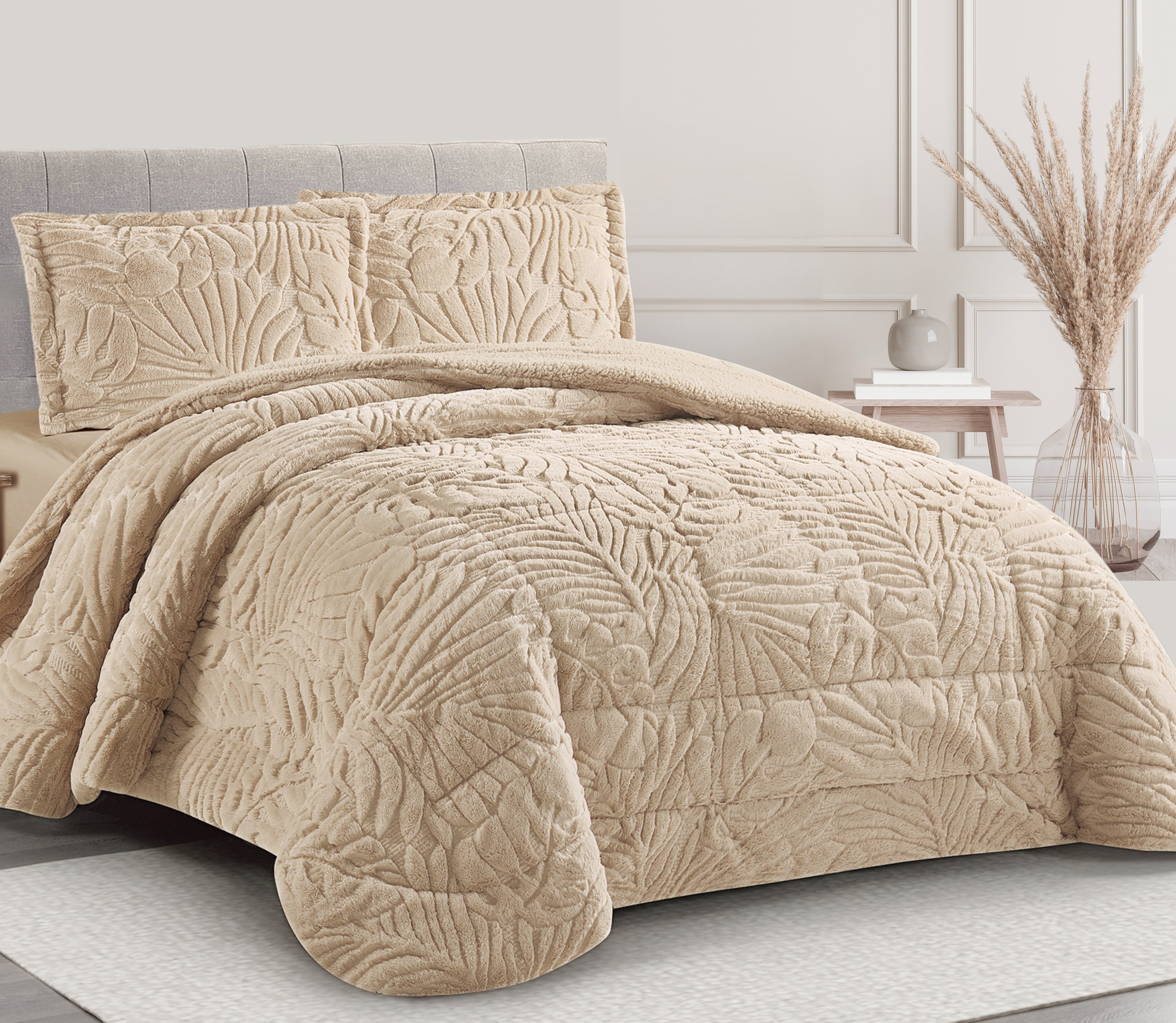 Edredón de Borreguito Nair Beige