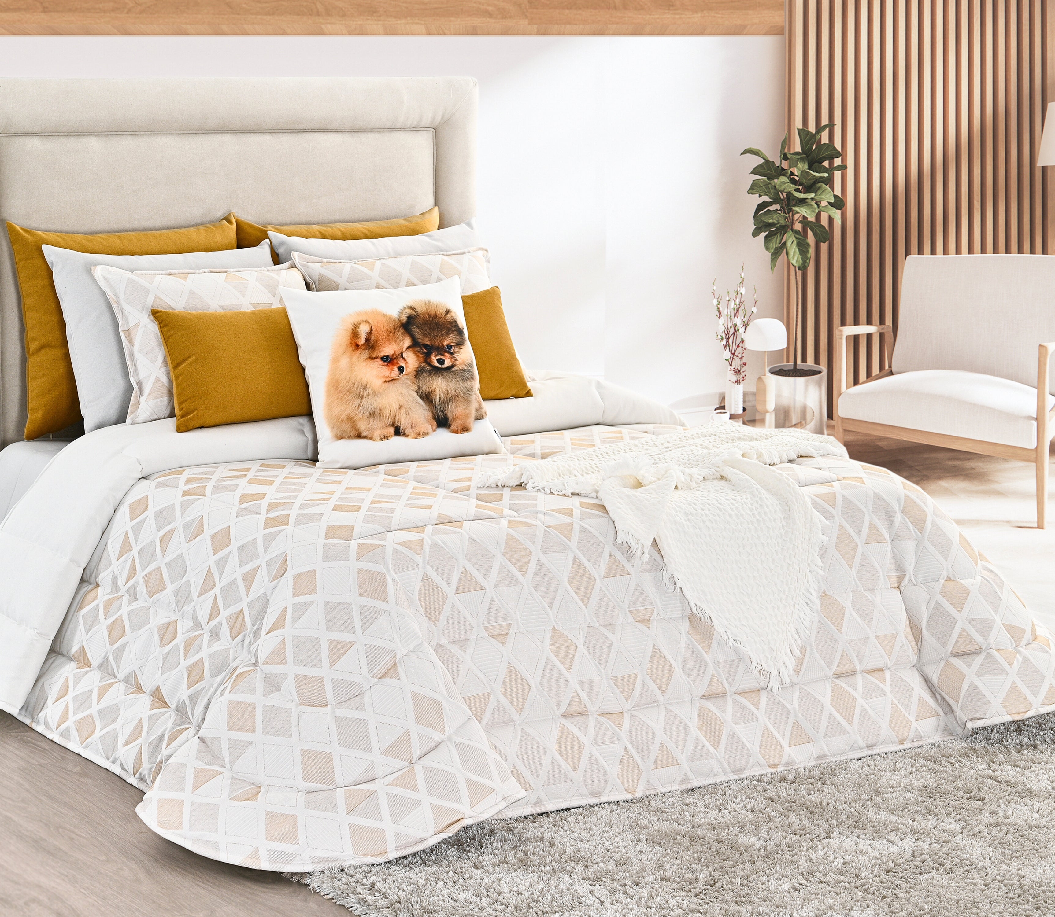 Edredón Atalia Amarillo