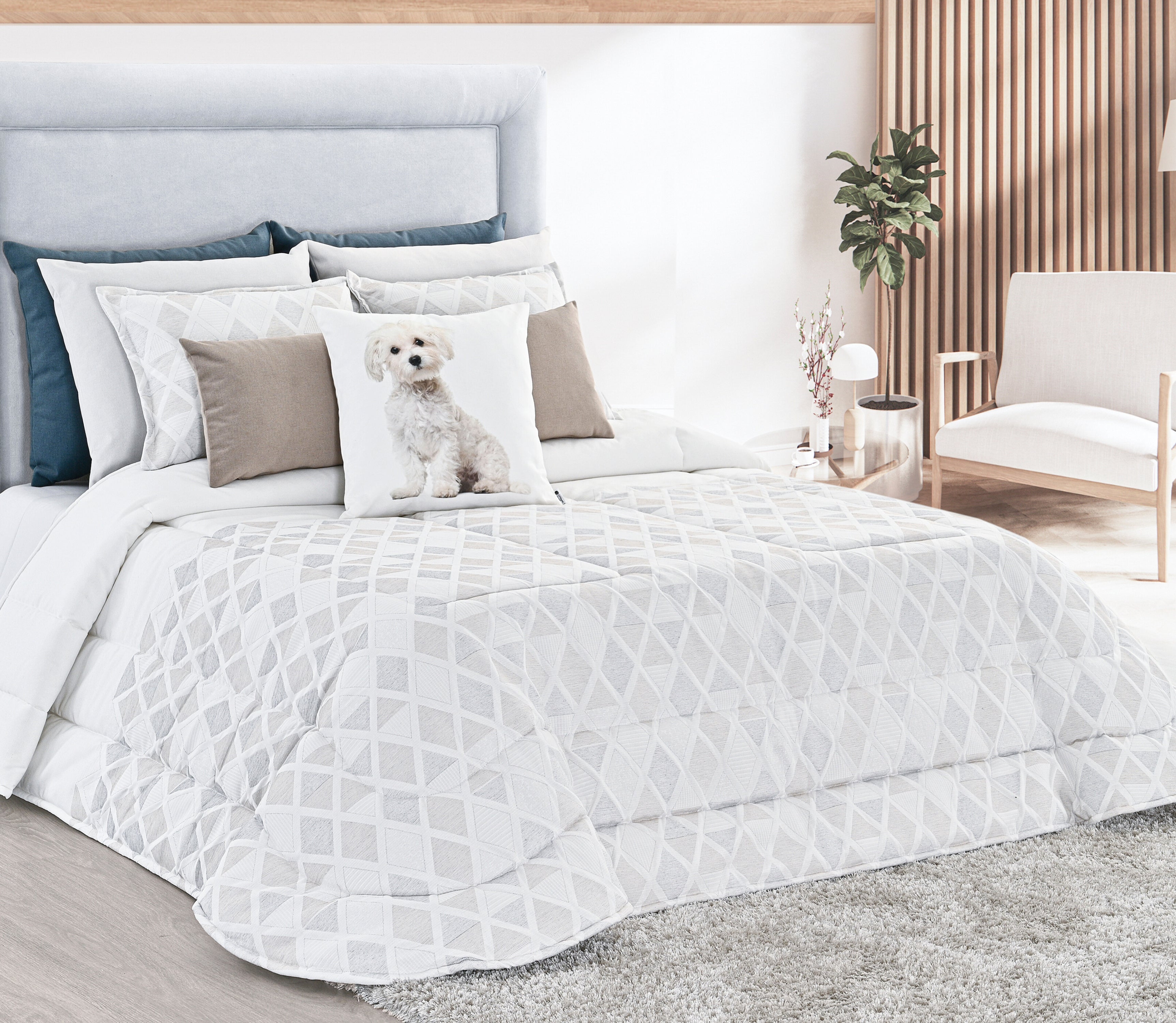 Edredón Atalia Azul