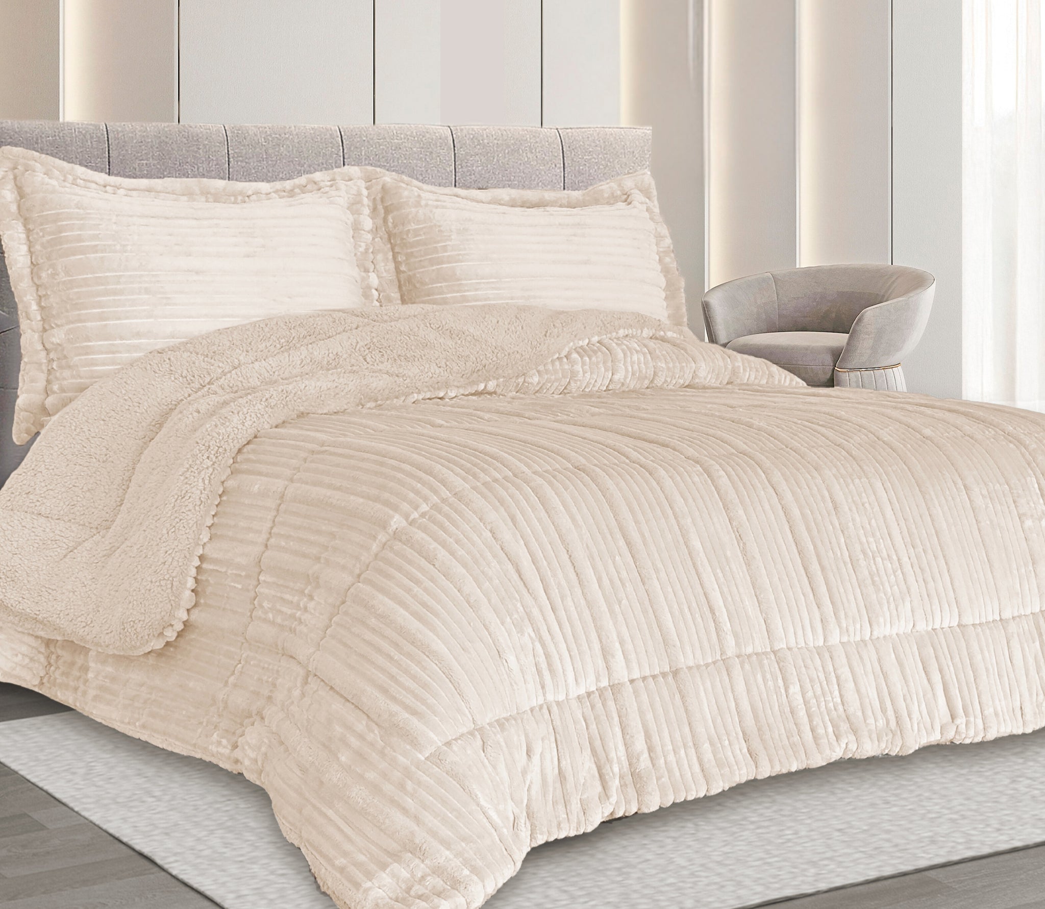 Edredón de Borreguito Luna Perla