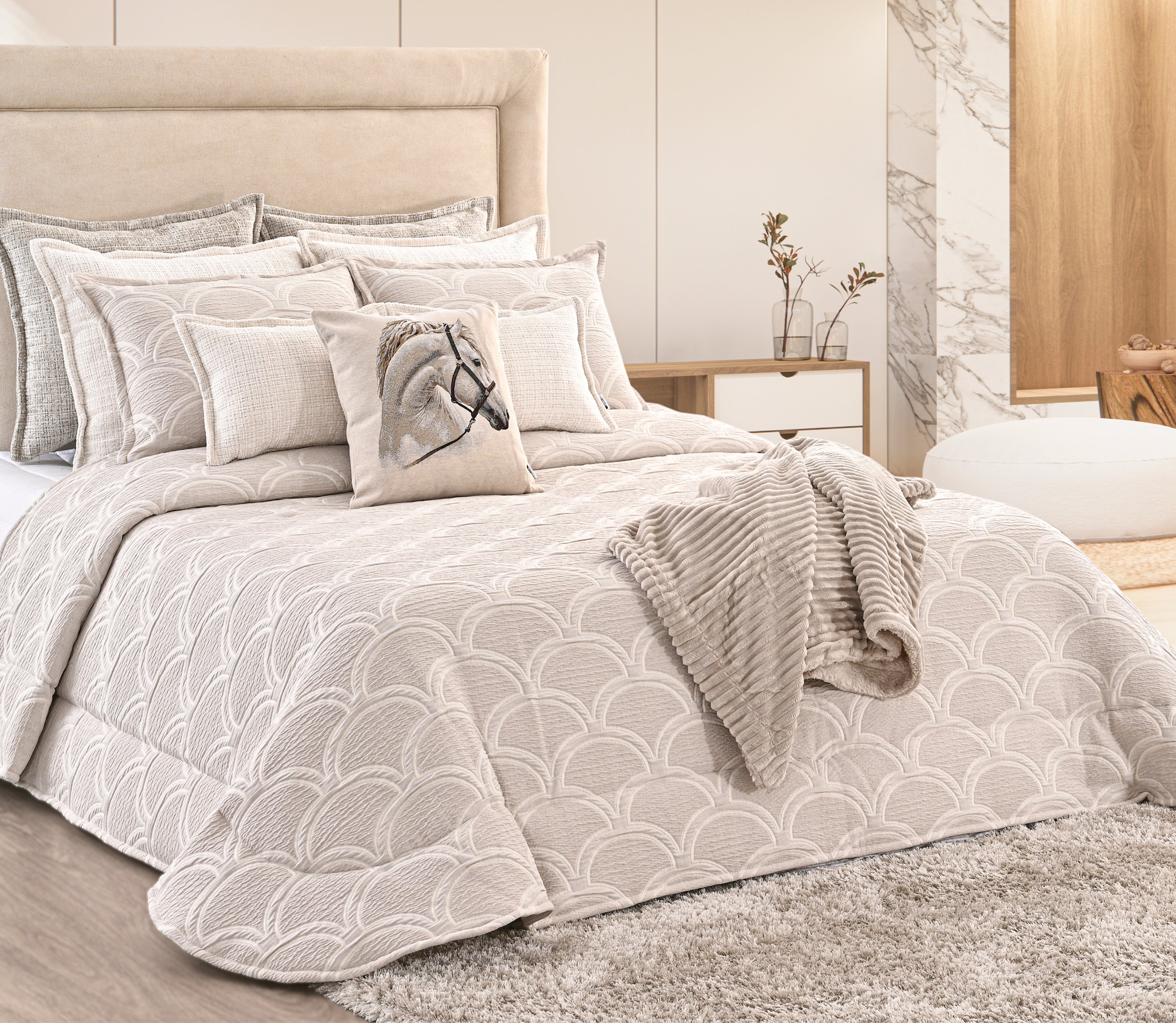 Edredón Naria Beige