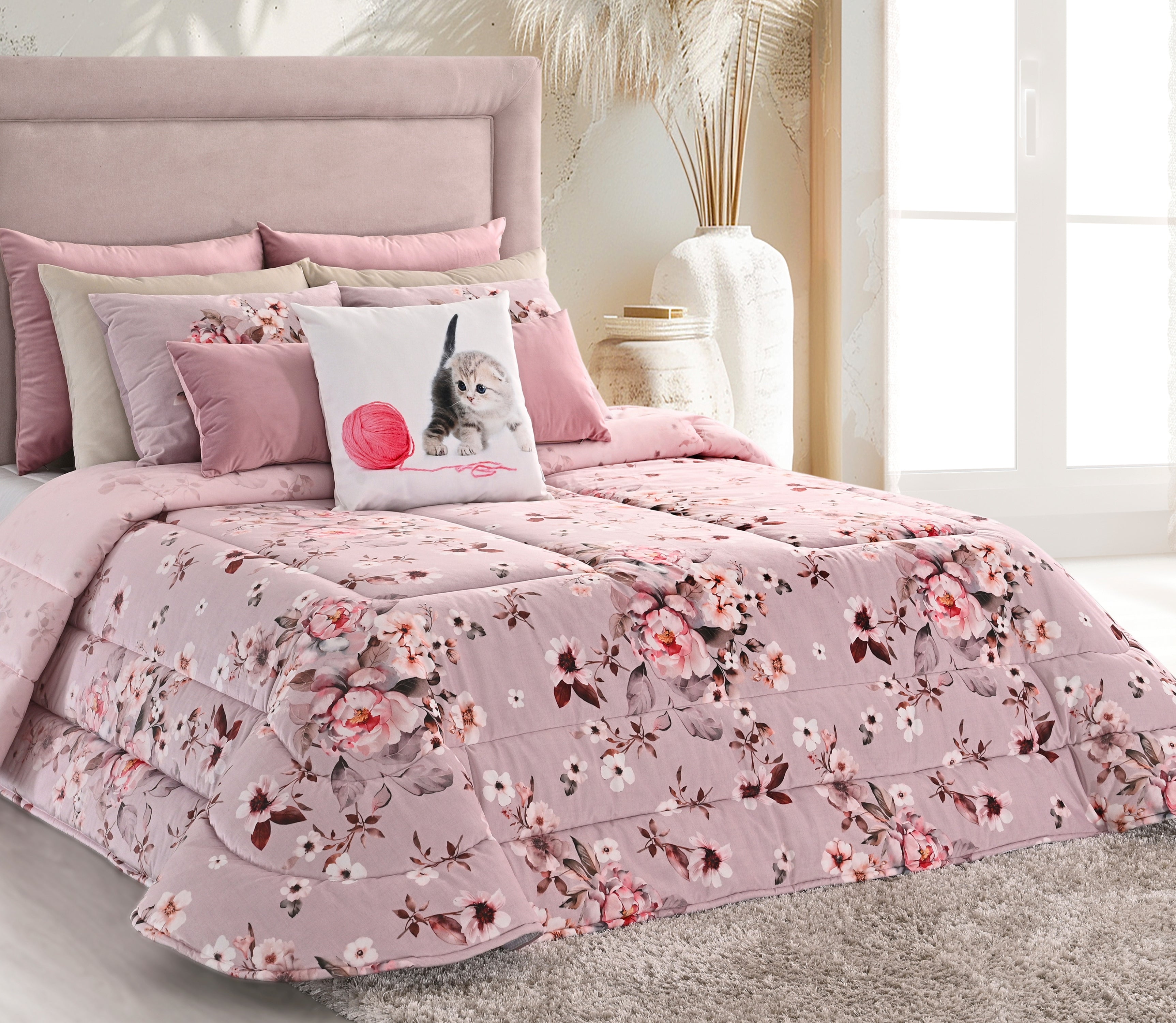 Edredón en Terciopelo Rosie