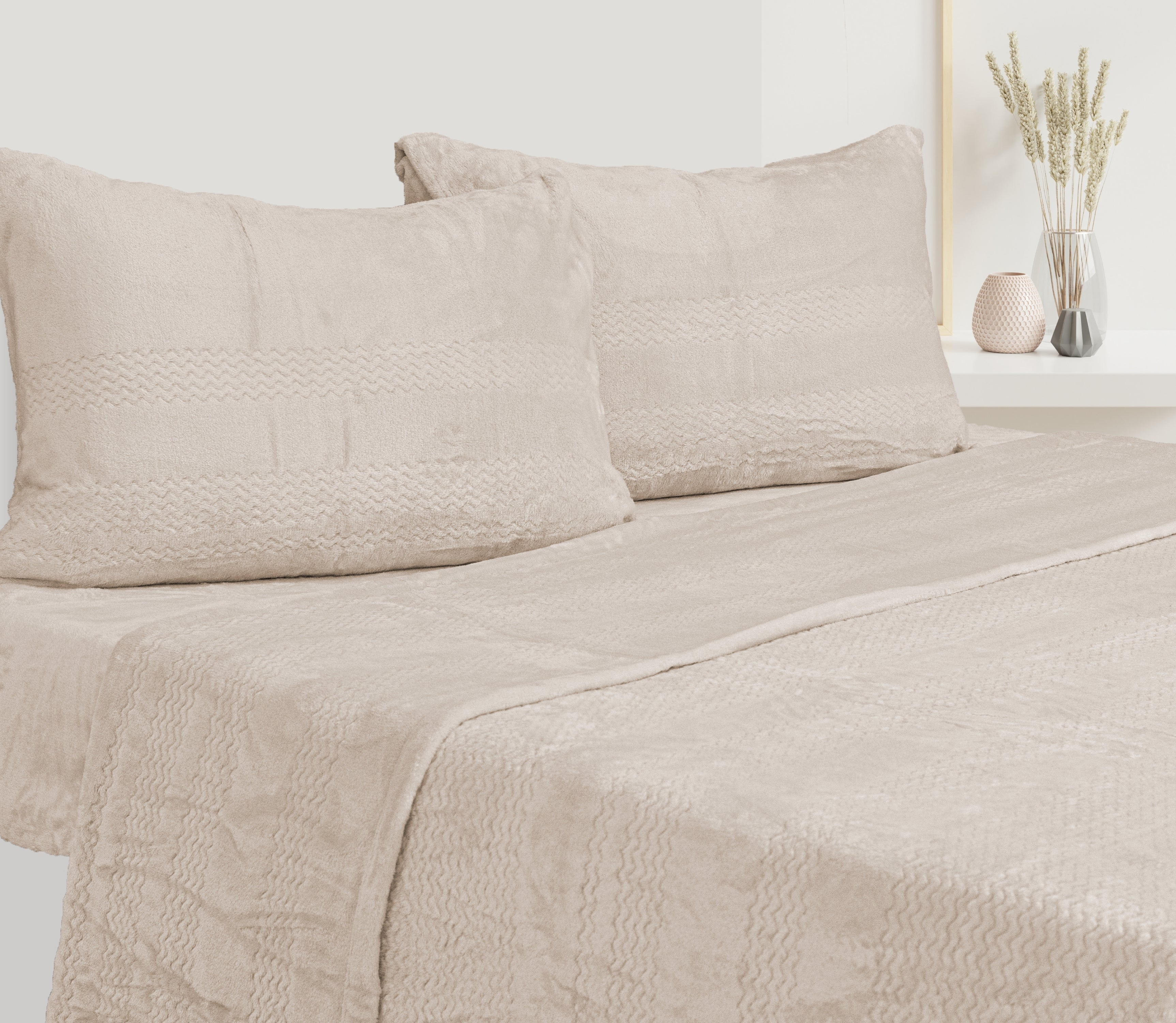 Sábanas Polares en Microlina Cloe Beige