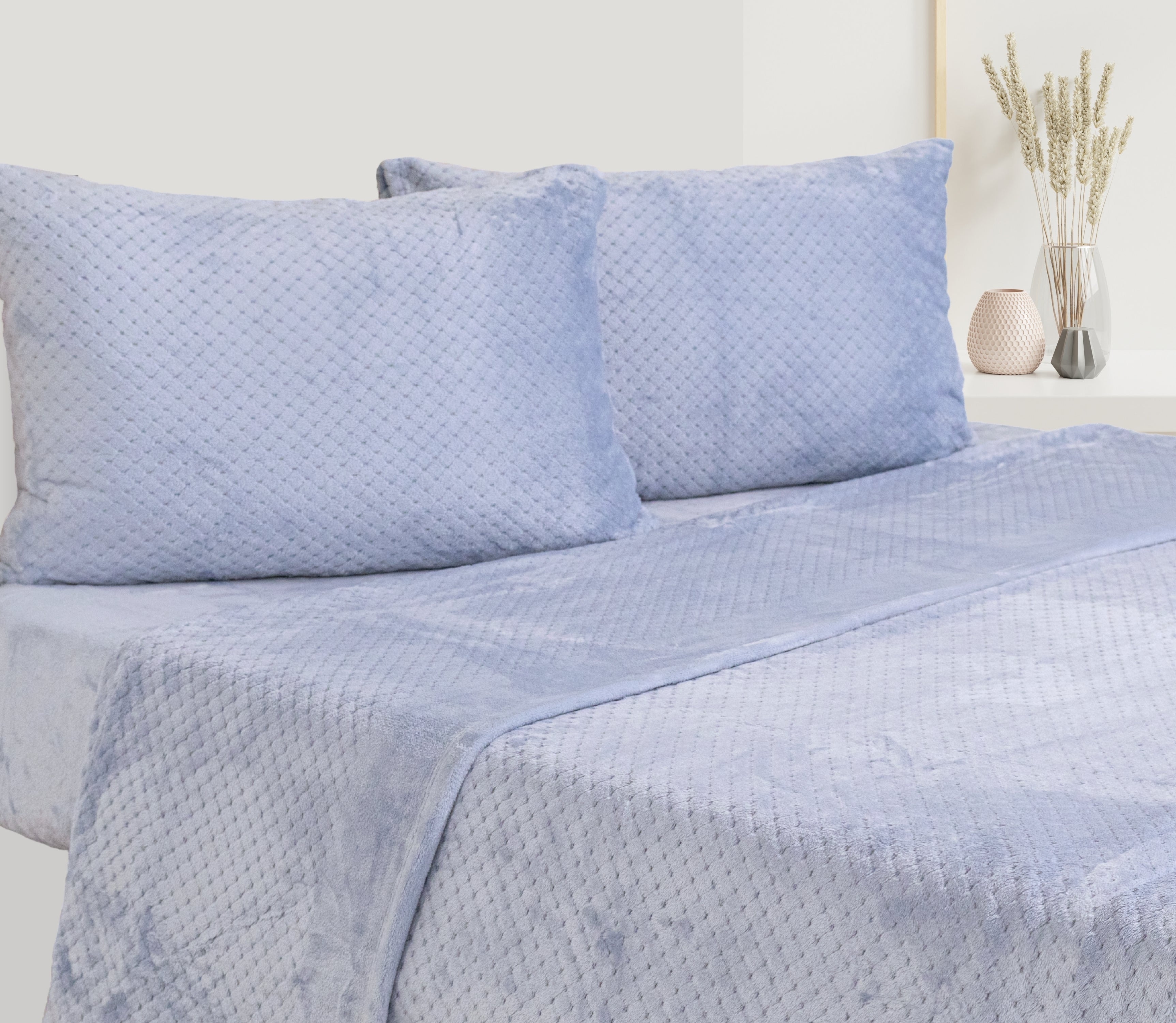 Sábanas Polares en Microlina Sena Azul