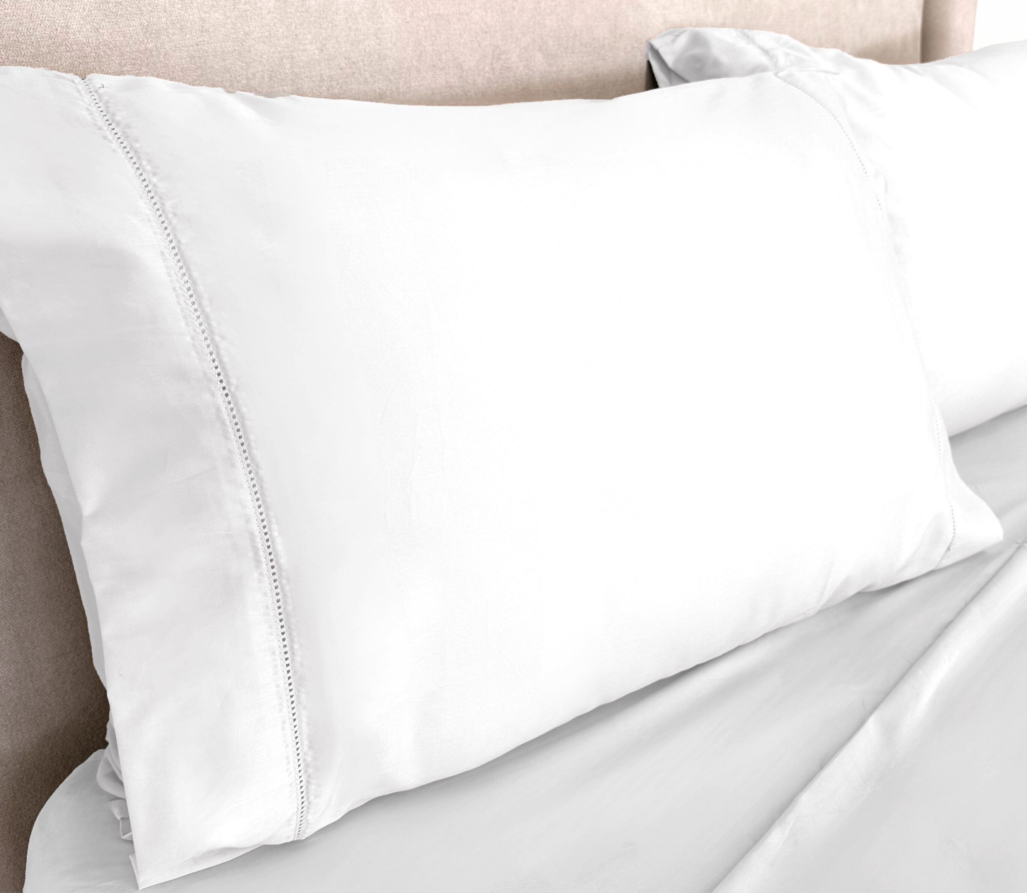 Sábanas en Satén (300 Hilos) Sean Blanco