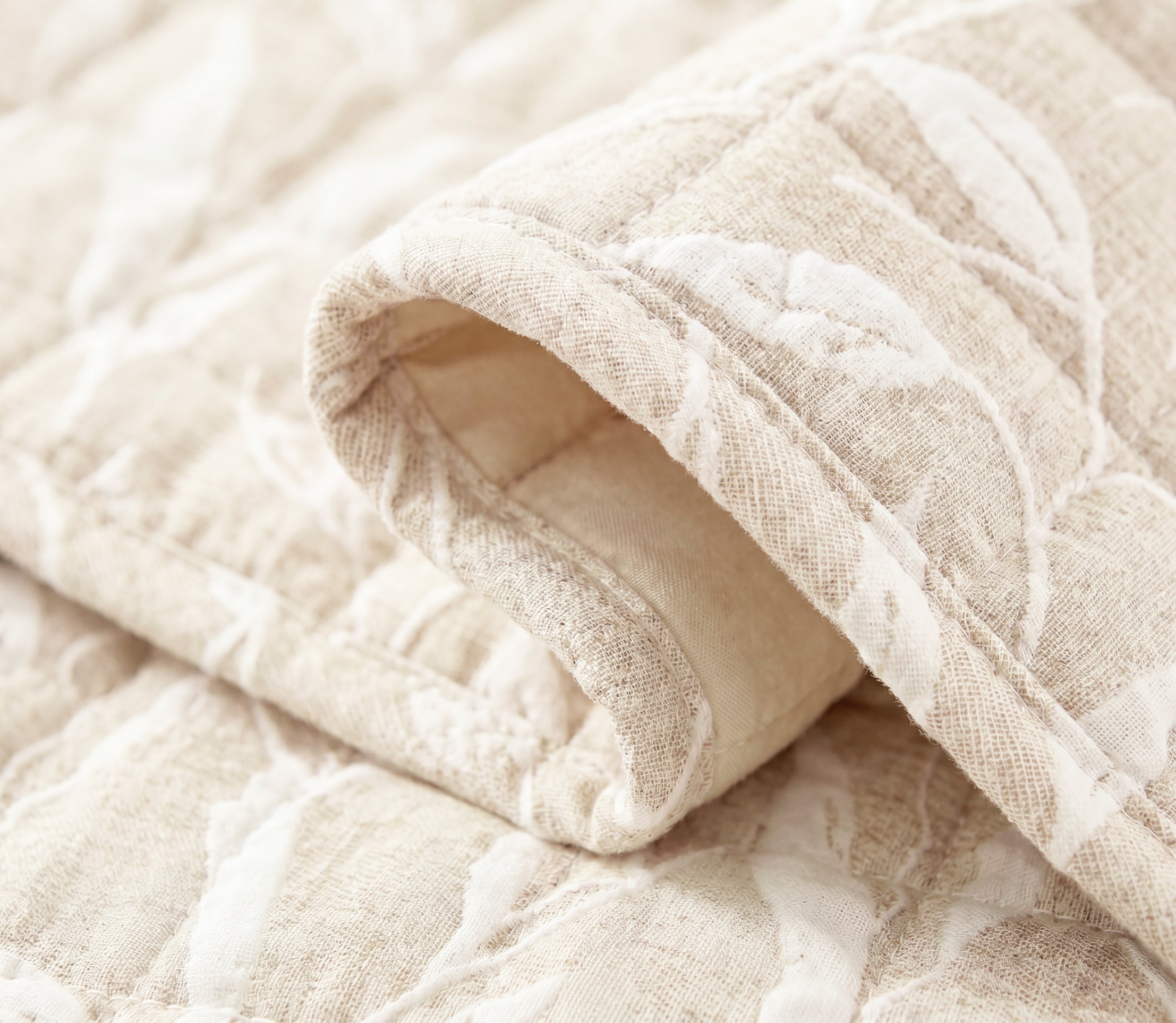 Colcha Liane Beige
