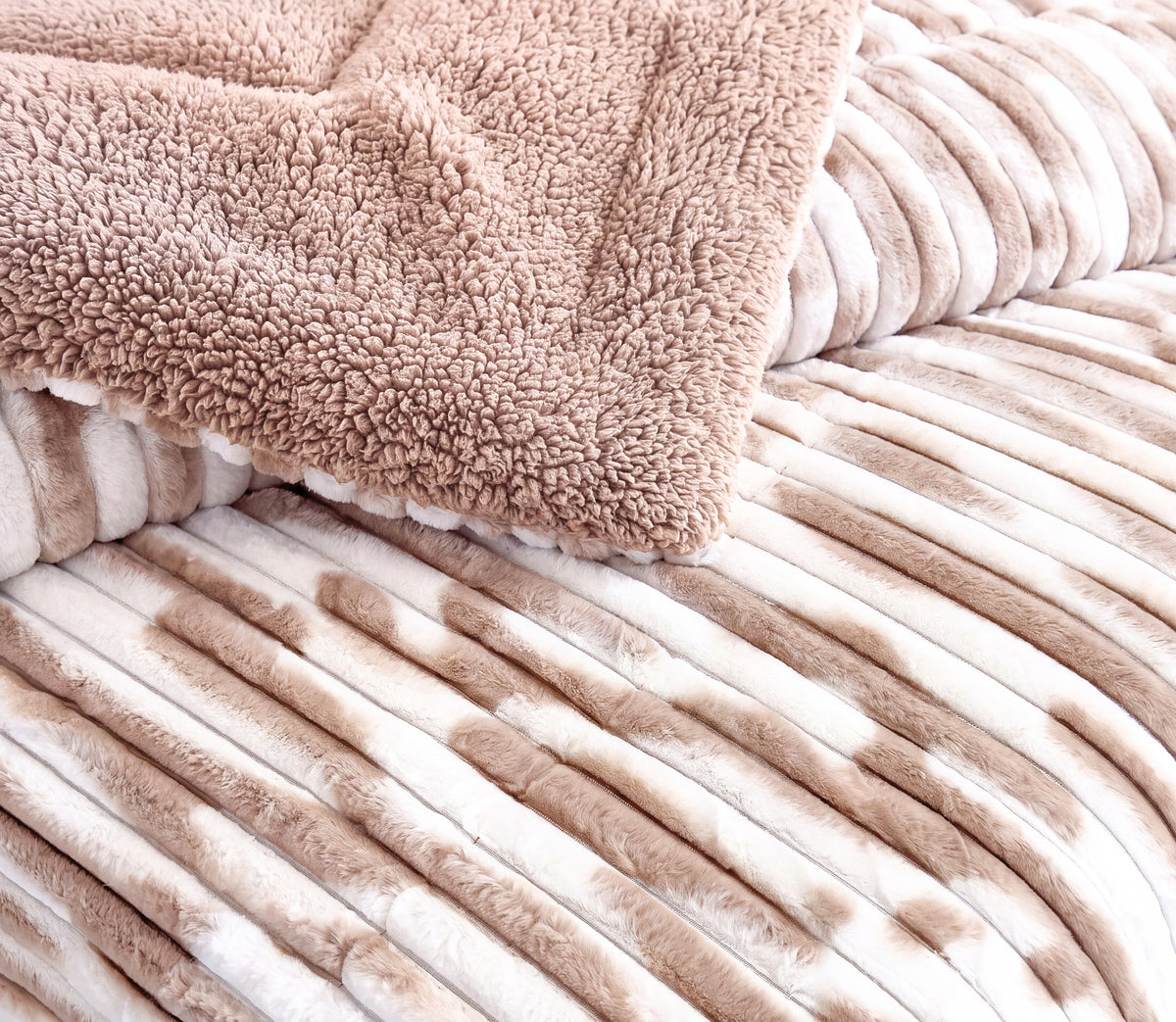 Edredón de Borreguito Siena Beige