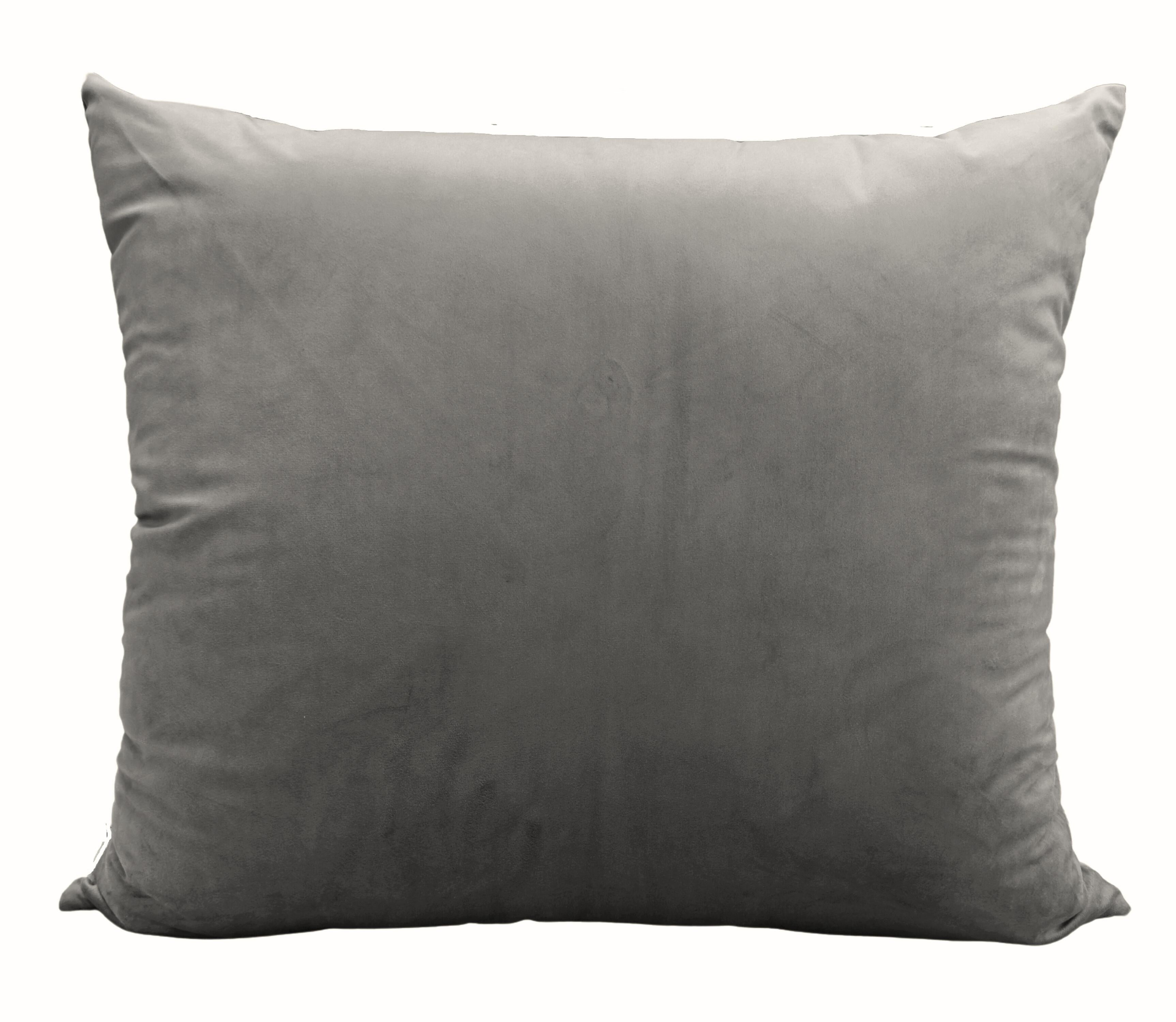 Cojín Grande Isa Gris Oscuro (55x70 cm)