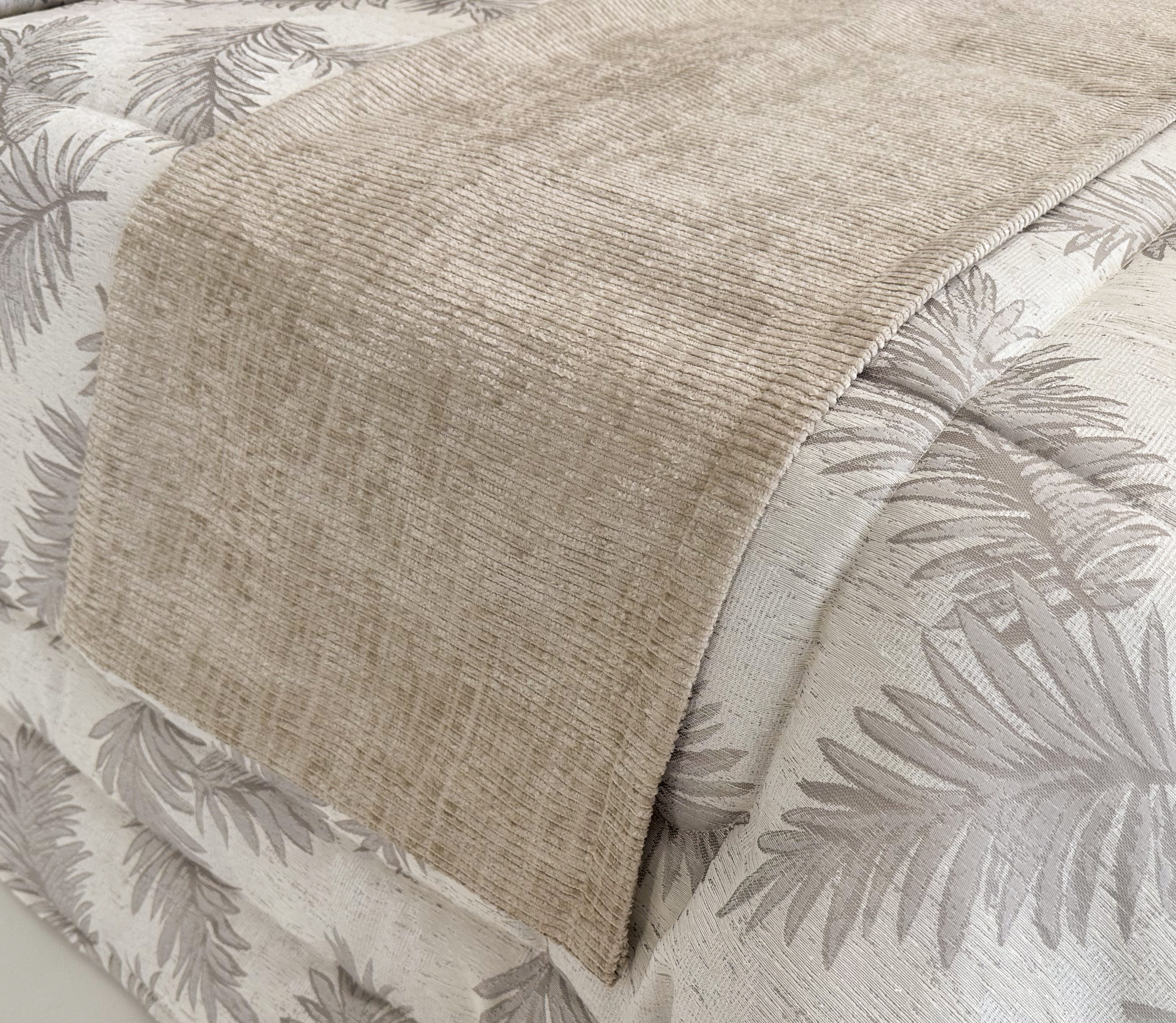 Cubrepies de cama Duna Beige