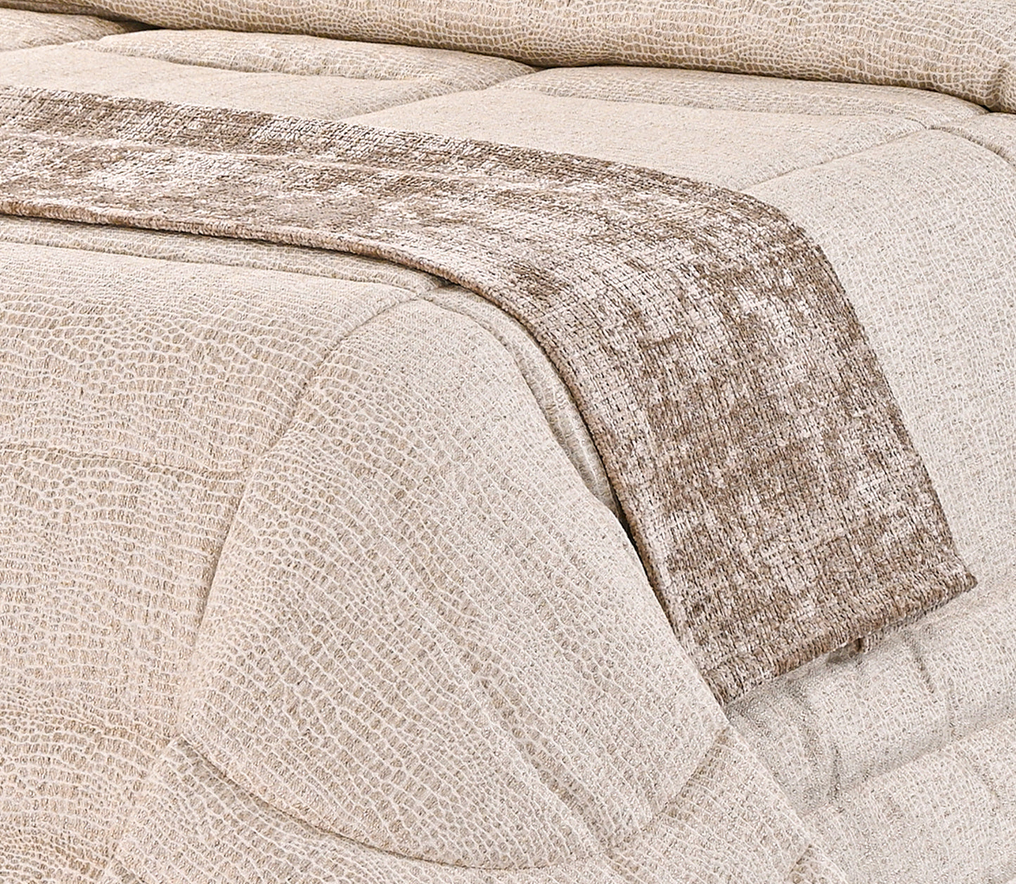 Cubrepies de cama Nara Camel