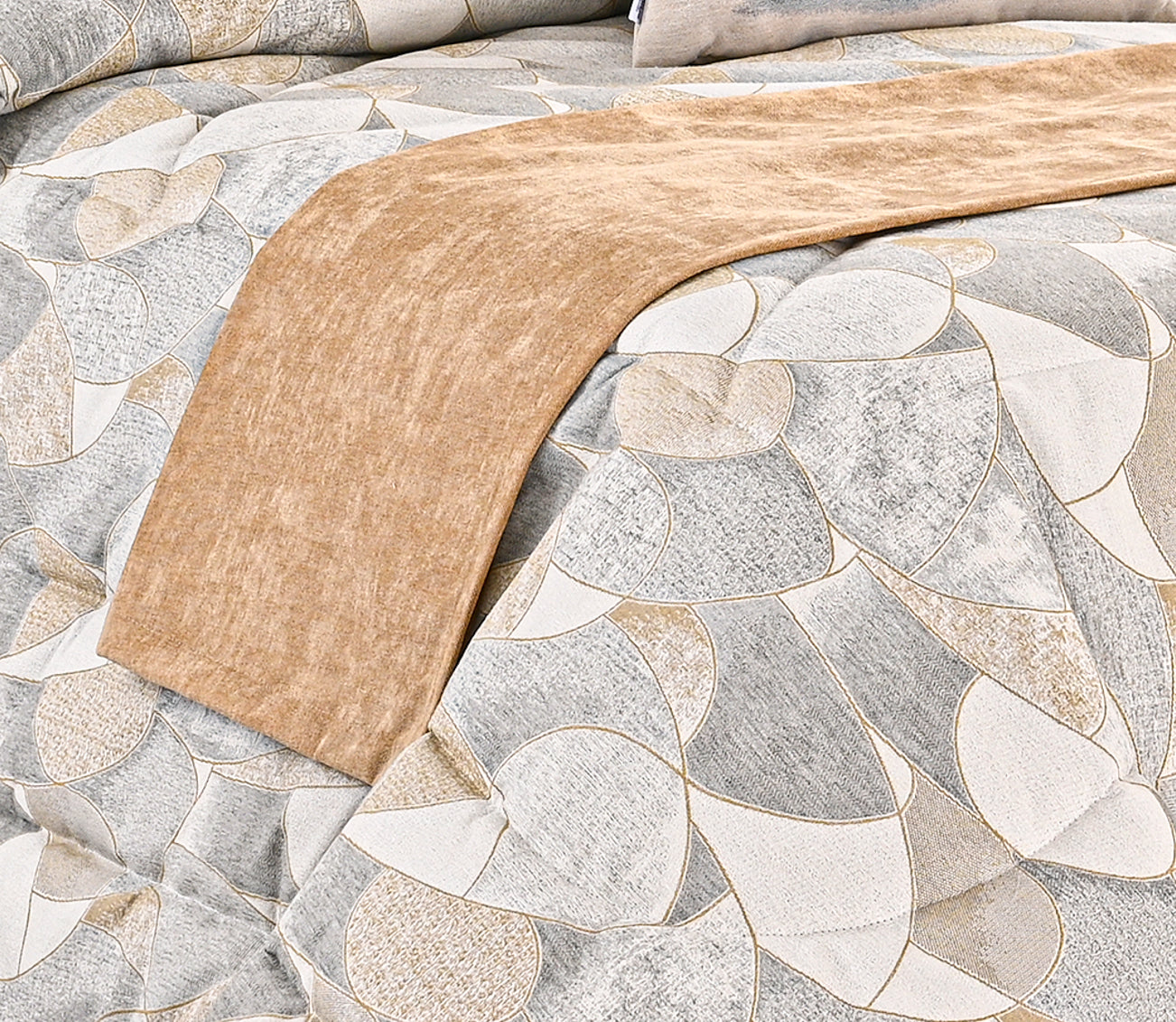 Cubrepies de cama Sena Amarillo