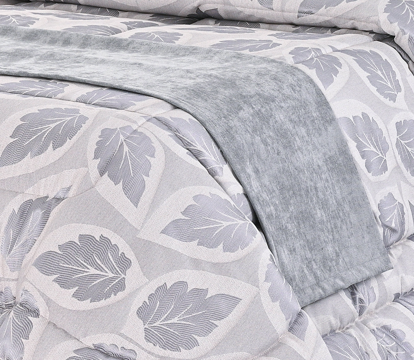 Cubrepies de cama Sena Gris