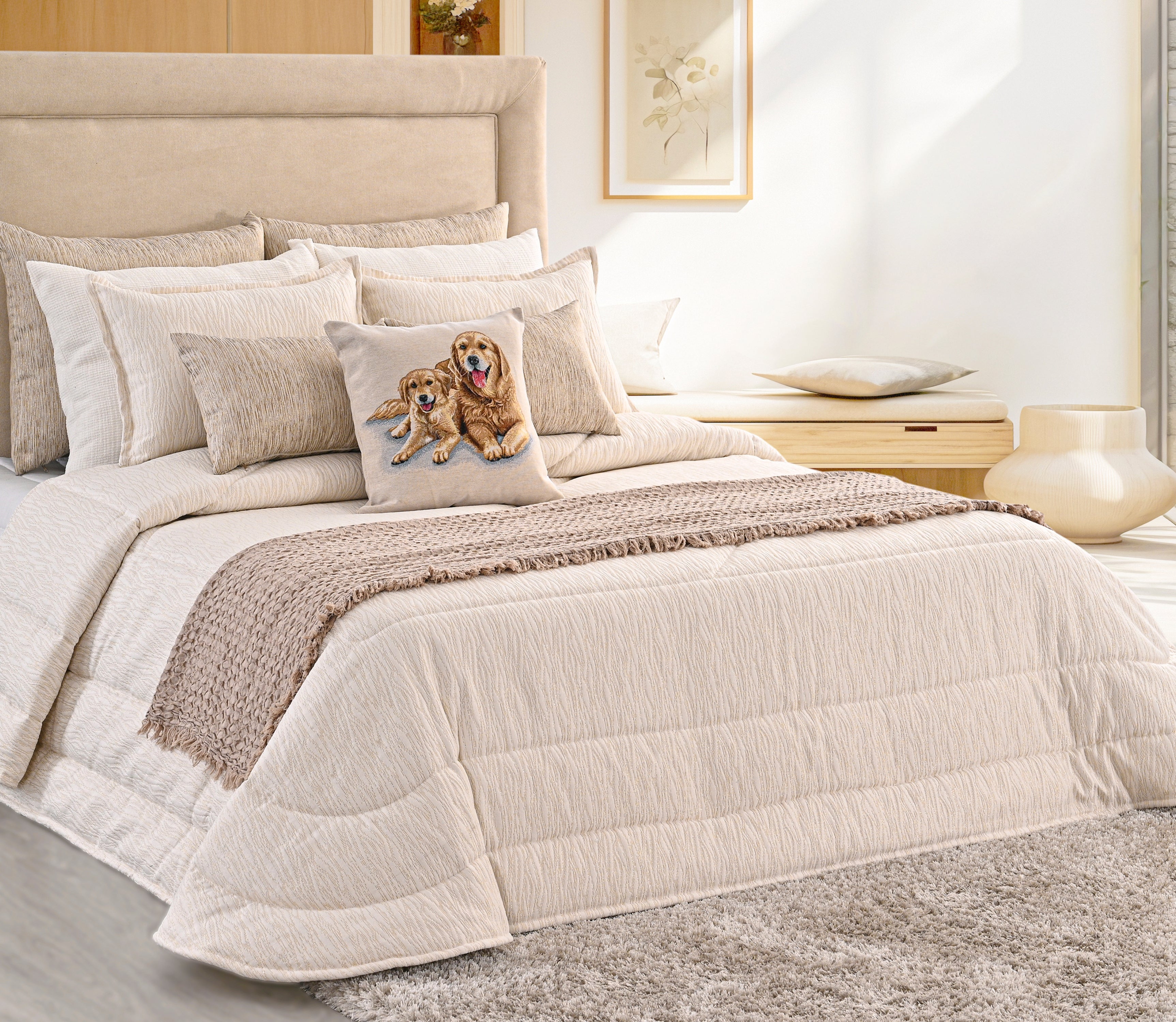 Edredón Adele Dorado