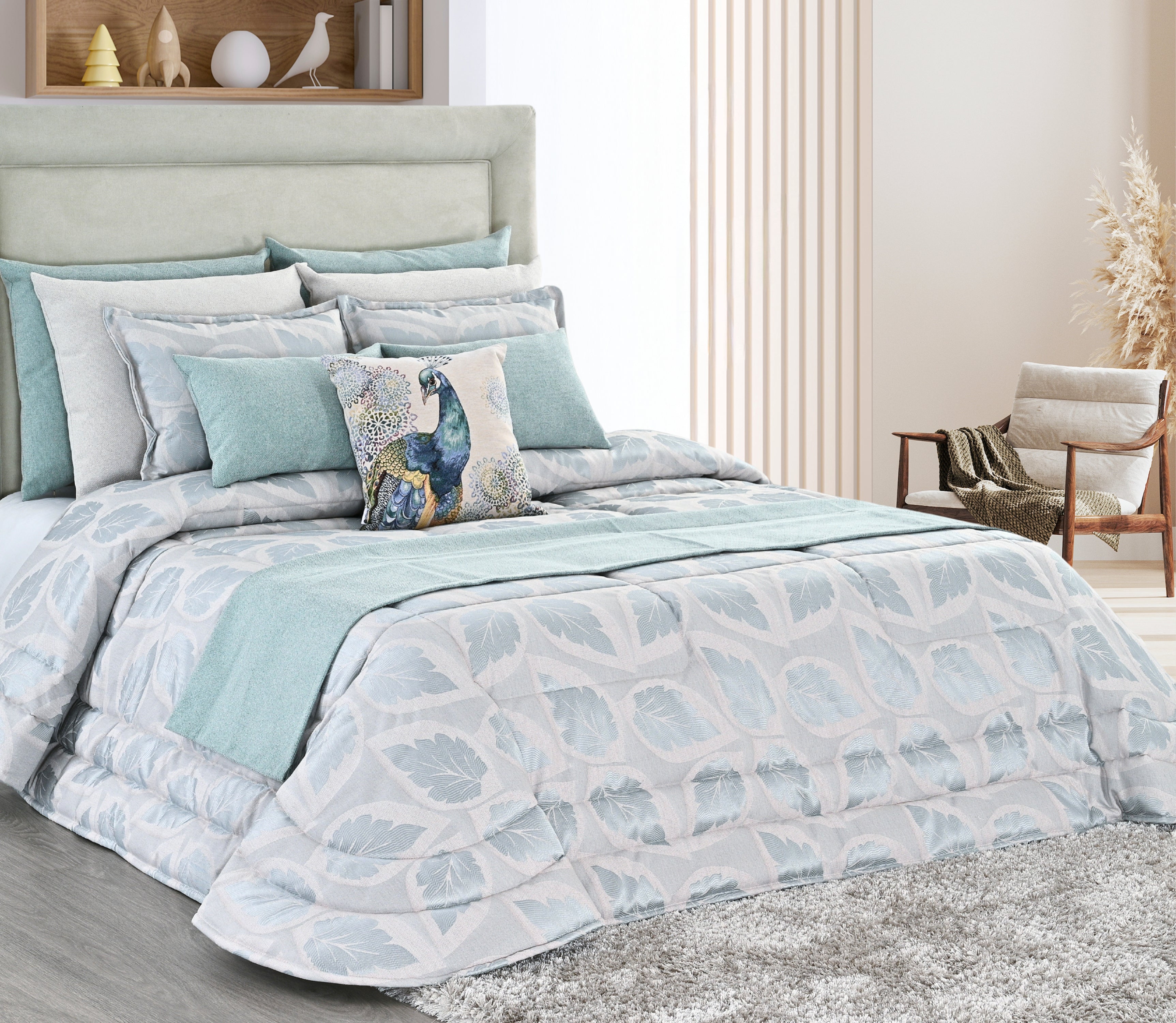 Edredón Lacir Verde Agua