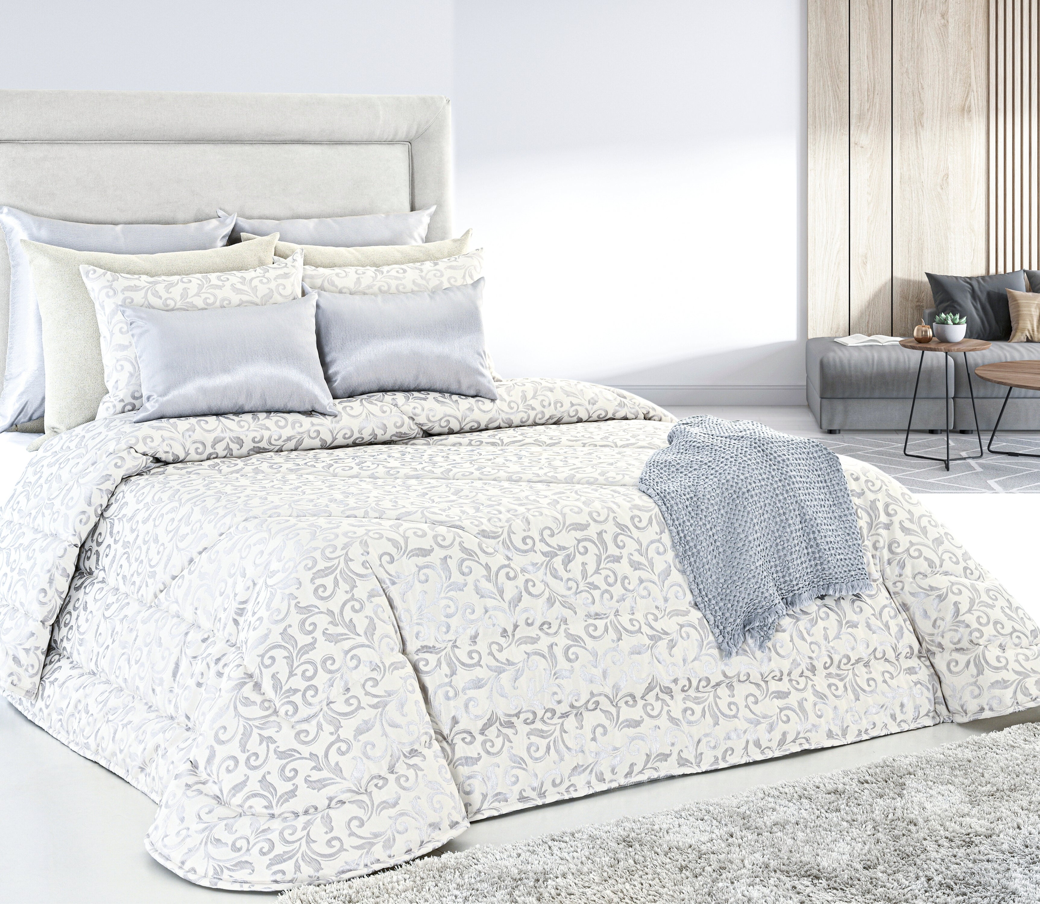 Edredón Neiva Plateado