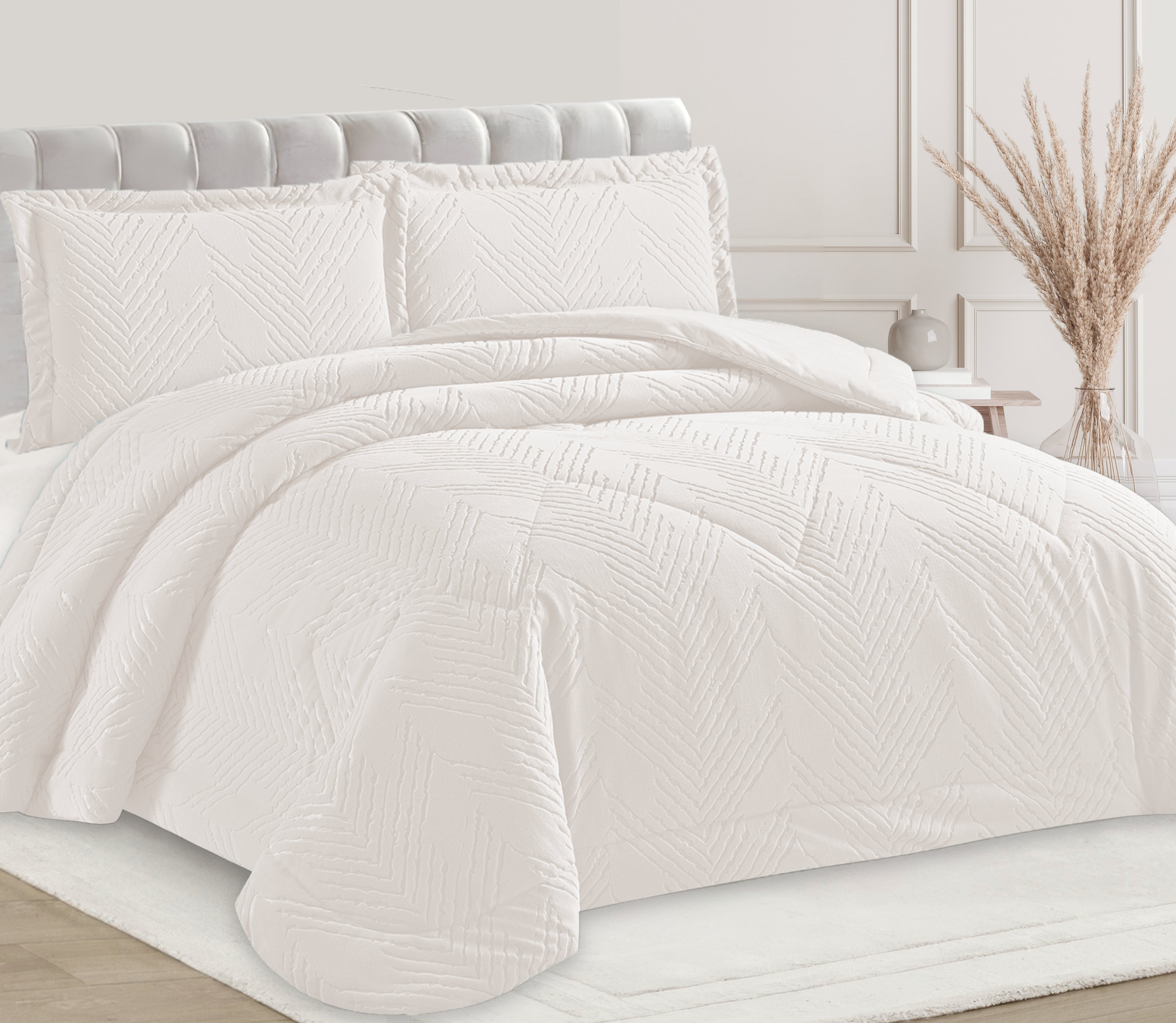 Edredón en Terciopelo Nian Perla