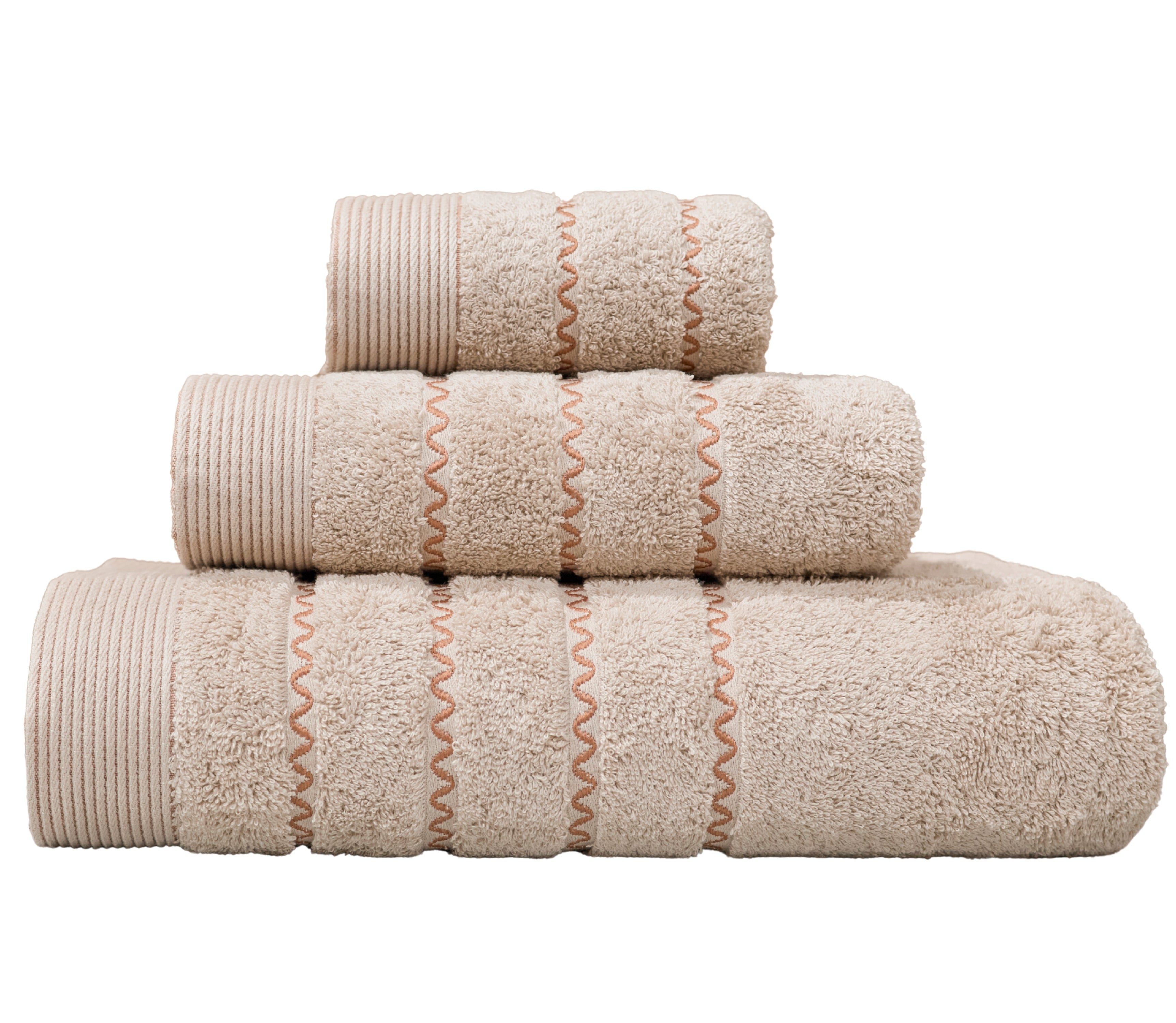 Juego de baño en Algodón Bali Beige