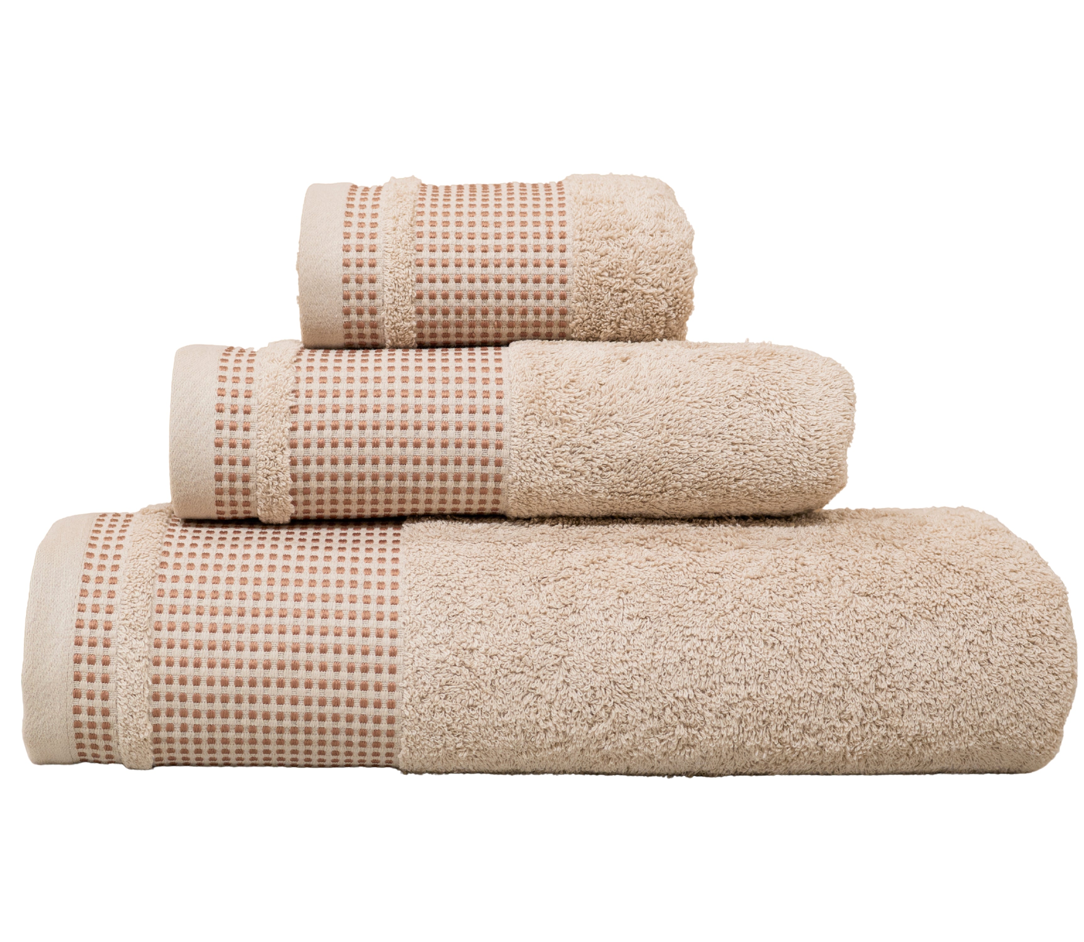 Juego de baño en Algodón Marte Beige