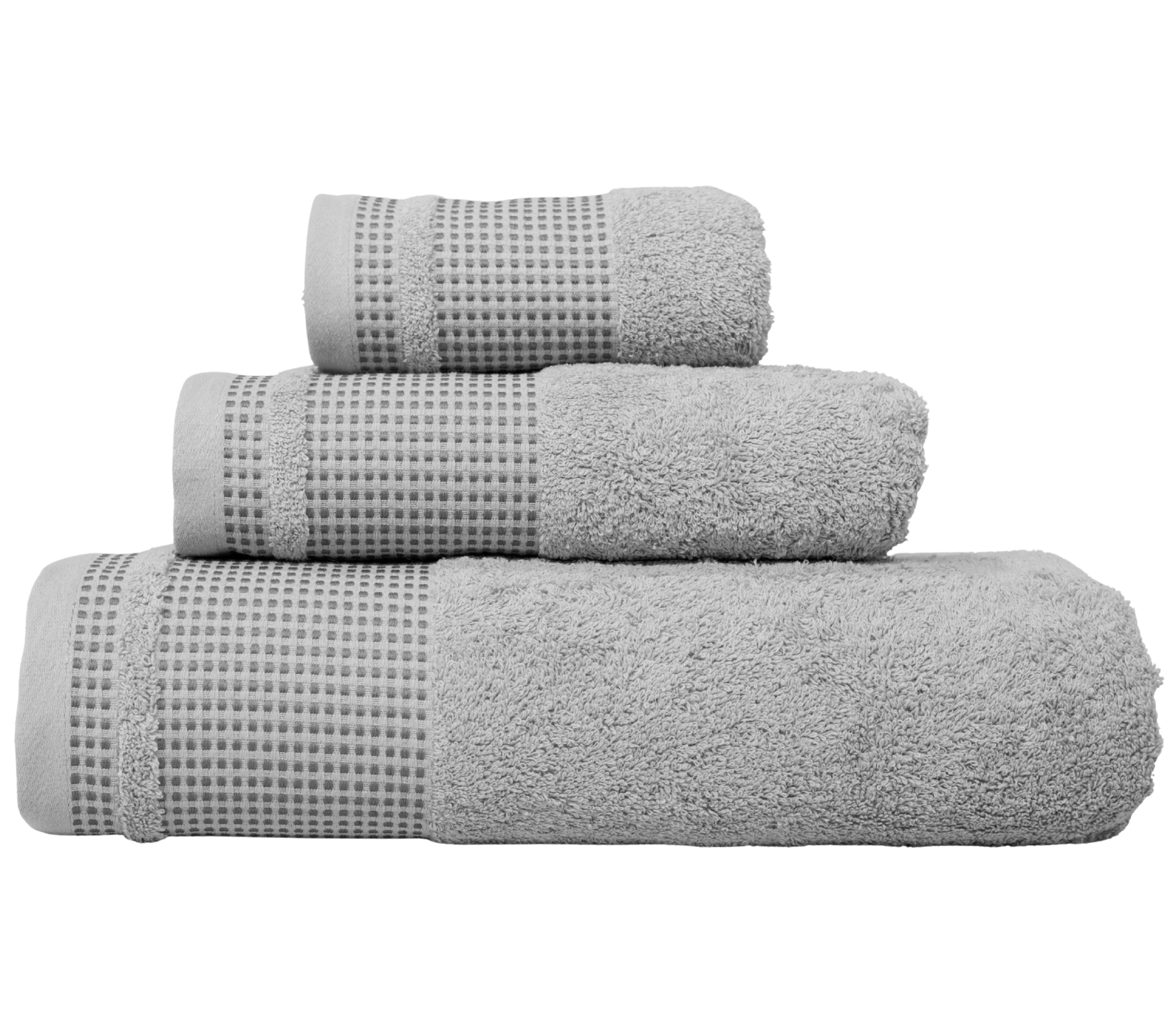 Juego de baño en Algodón Marte Gris Claro