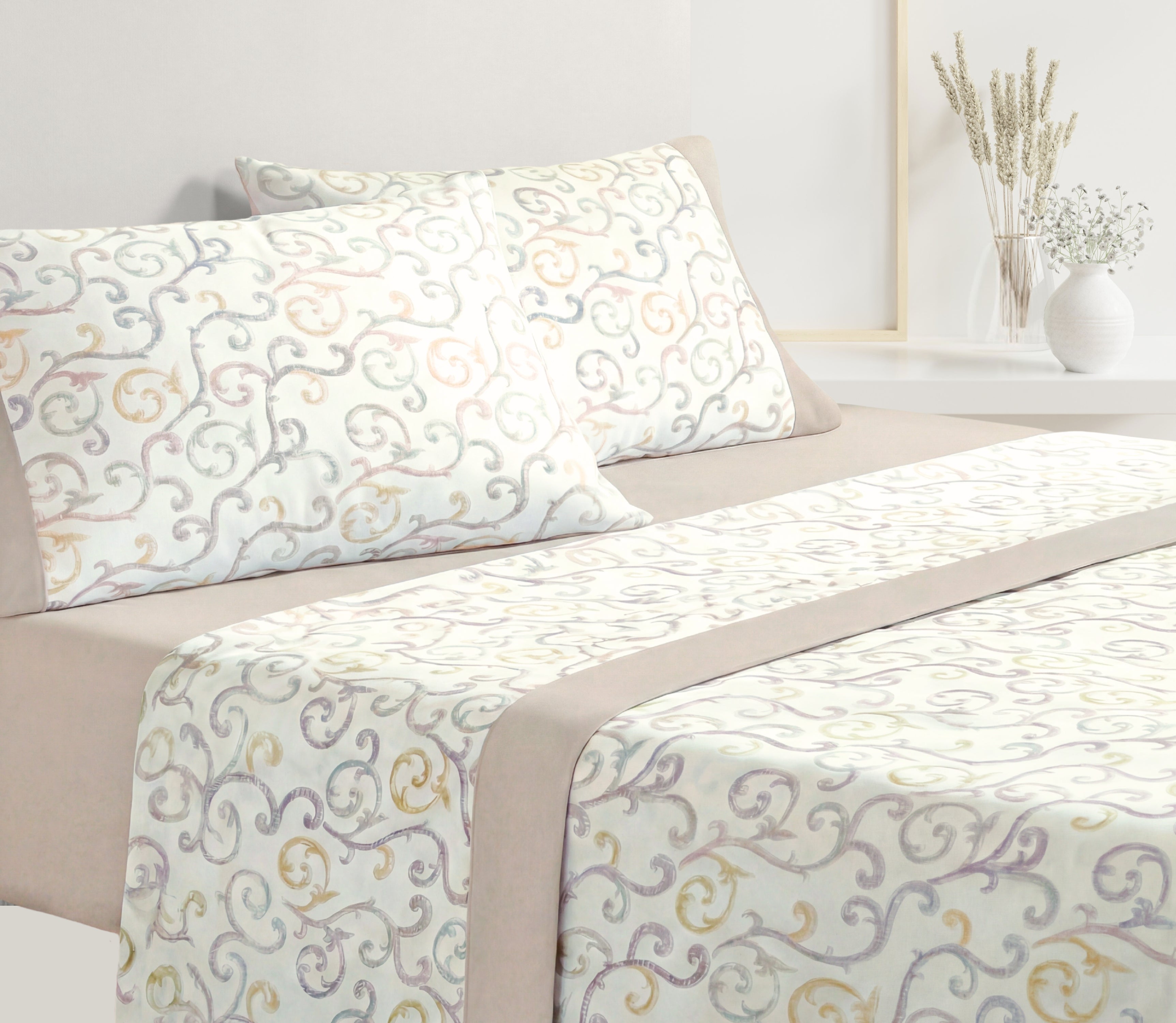 Sábanas en Algodón Clade Beige