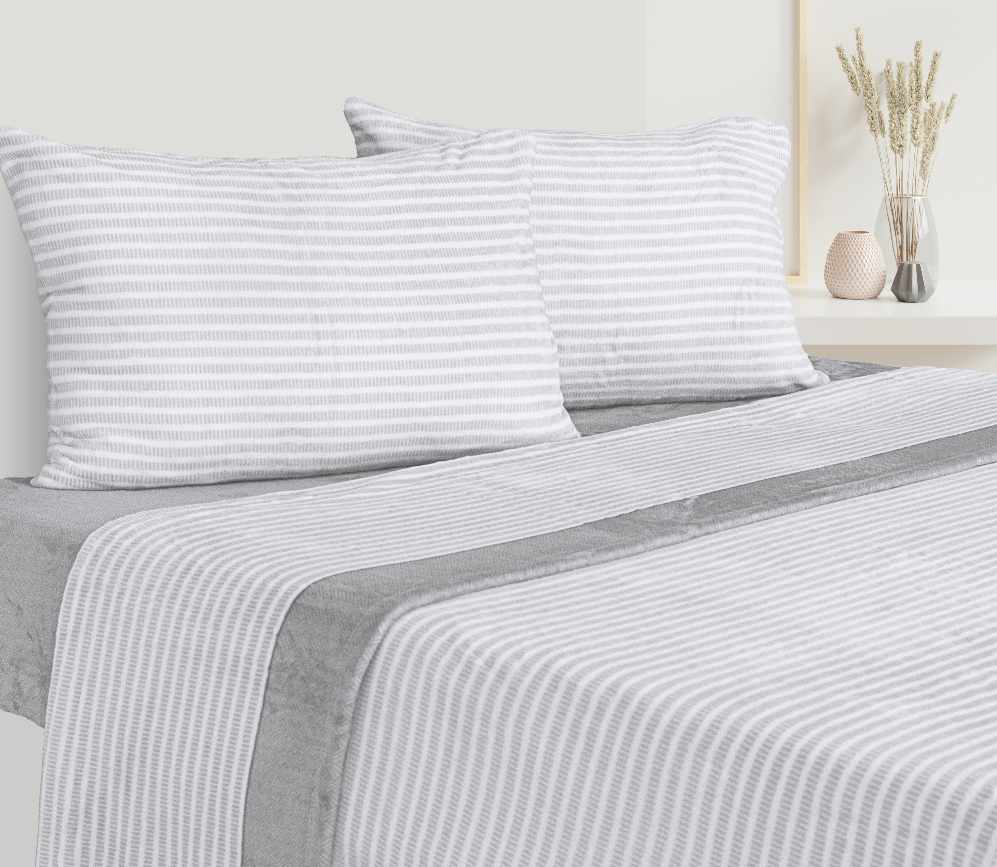 Sábanas Polares en Microlina Lasi Gris