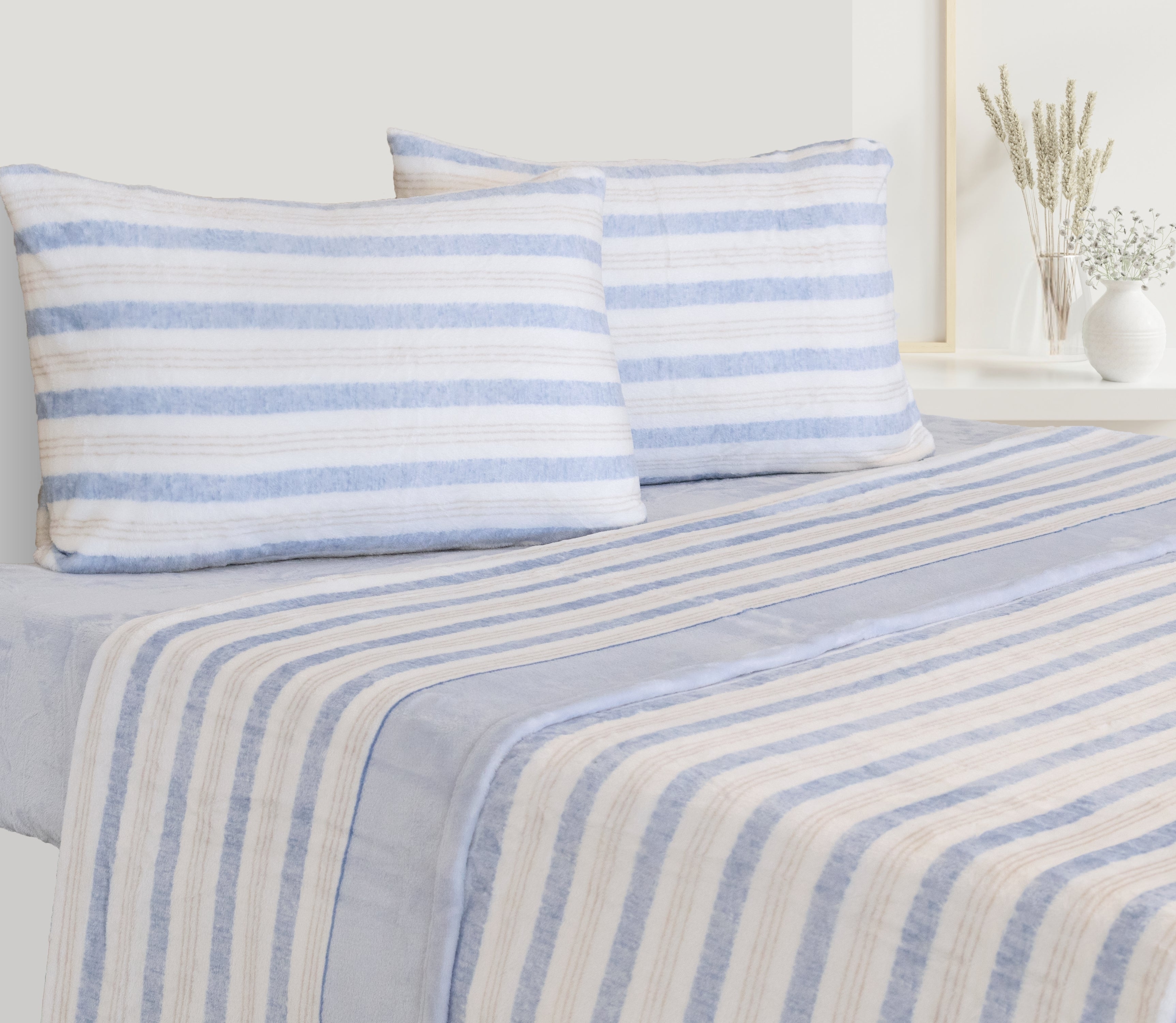 Sábanas Polares en Microlina Nisa Azul