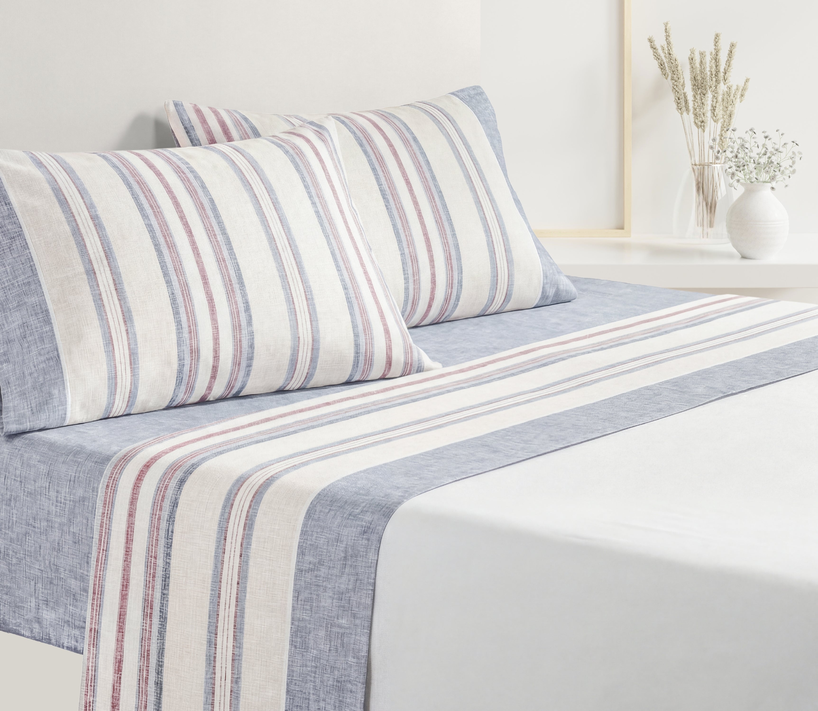 Sábanas en Algodón Niden Gris