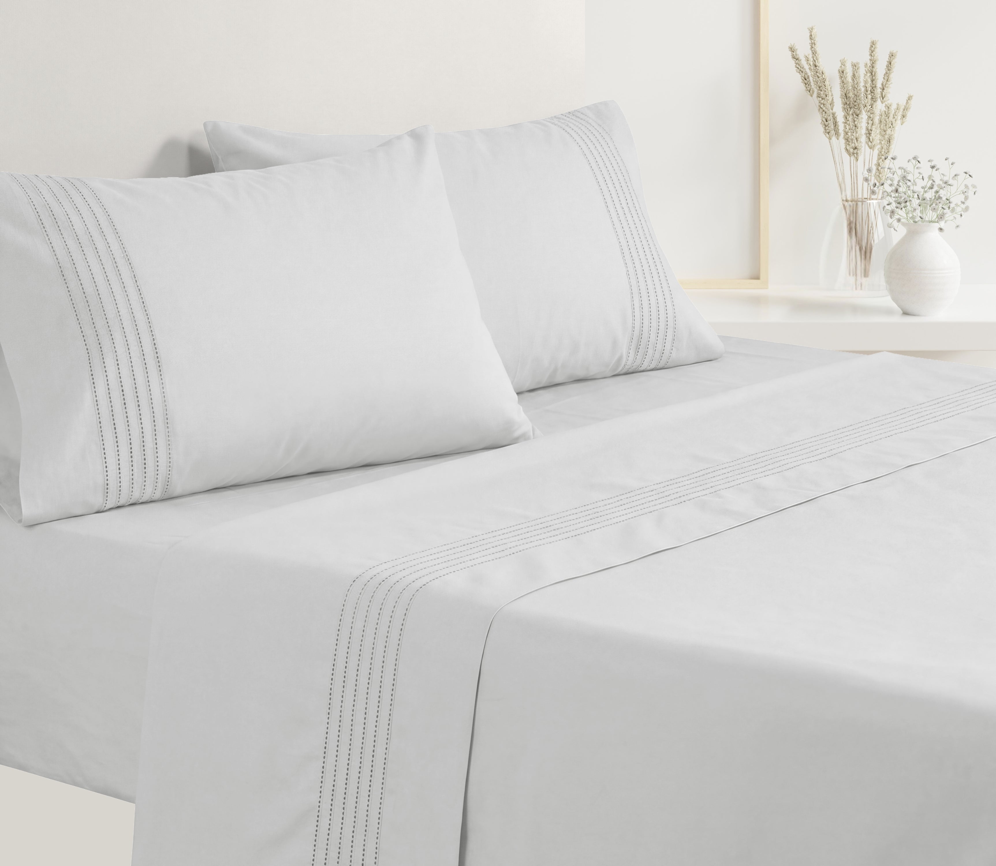 Sábanas Percal 200 Hilos Zen Gris